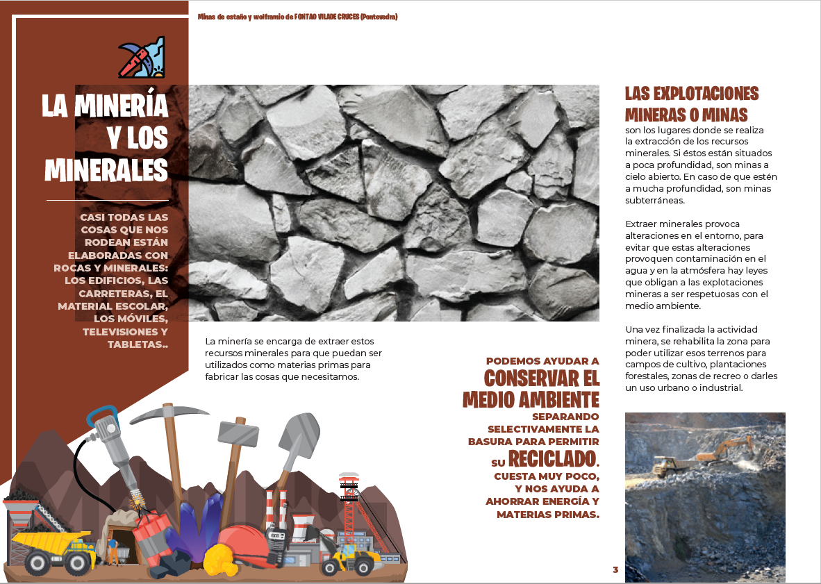 
Cuaderno de campo de las minas de esta&ntilde;o y wolframio de Fontao
