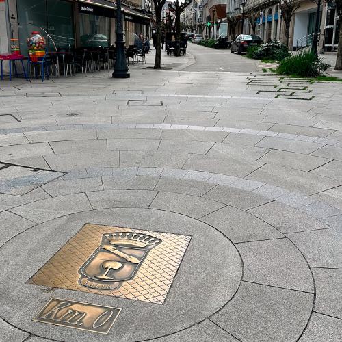 Kil&oacute;metro cero de Galicia 1